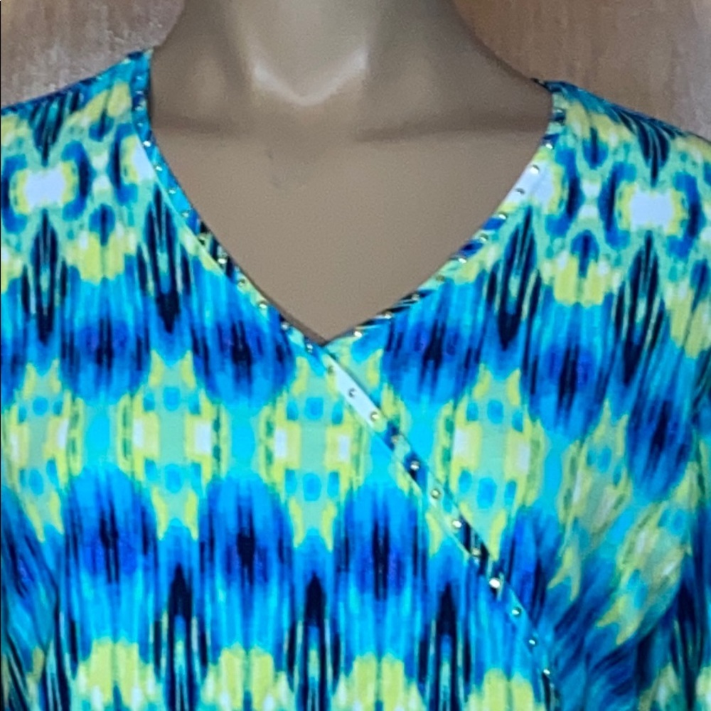 COLORFUL BLOUSE - Picture 3 of 5
